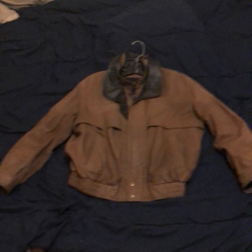Mens leather jacket